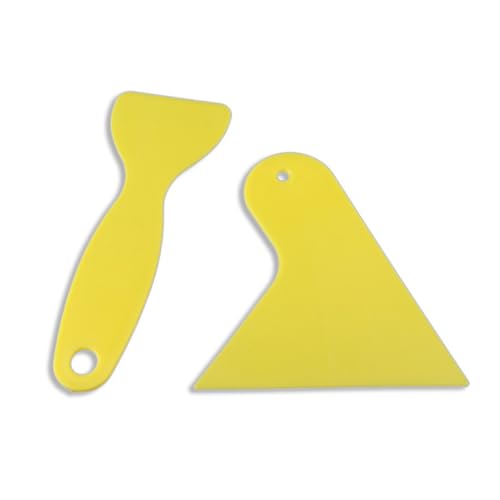 Cabilock Car Film Tool 2pcs Window Tint Tools Kit Glass Protective Film Scrapers Easy to Use Improve Splitting of Coating