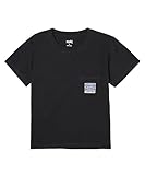 [エックスガール] カジュアル BOX LOGO EMBROIDERY S/S POCKET TEE レディース BLACK