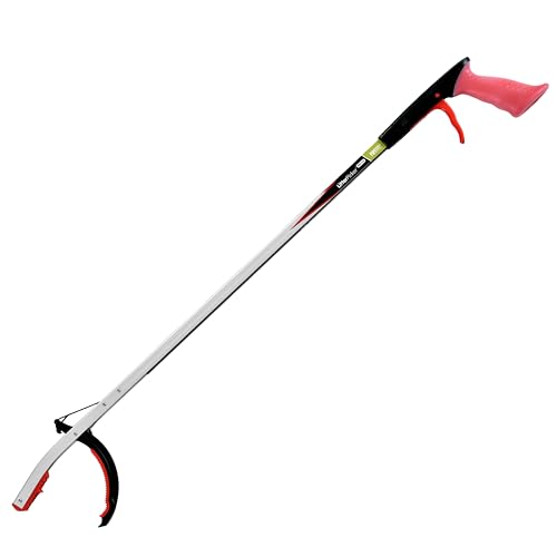 The Helping Hand Company Litter Picker PRO Gel Litter Grabber 37”/93cm, Heavy Duty Litter Picker with Comfortable Grip Gel Handle, Rubbish Picker Grabber, Garden Grabber, Litter Grabber for Adults