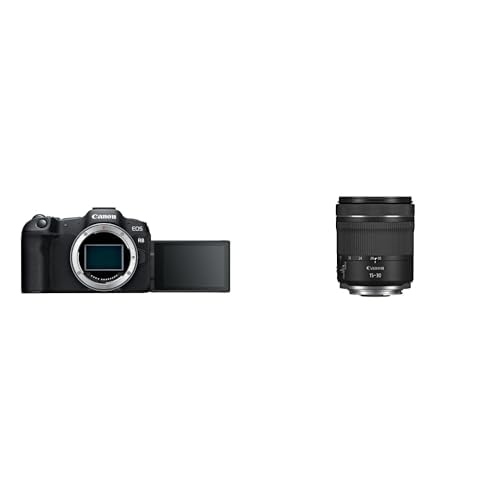 CANON Canon EOS R8 24,2 Mp,- Fino a 40fps, DIGIC X, Video 4K UHD Fino 60p, Dual Pixel CMOS Auto Focus II, Display Touch Orientabile 7,5 cm + CANON RF 15-30mm F4.5-6.3 IS STM