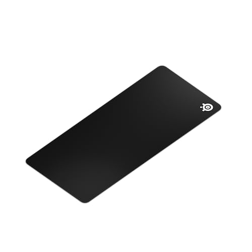 QcK XXL - Tappetino per mouse da gaming - Panno XXL - Tracciamento e stabilità ai massimi livelli - Mousepad per sport - Non scivola mai - Copertura completa della scrivania - Tastiera gaming - Immagine 10
