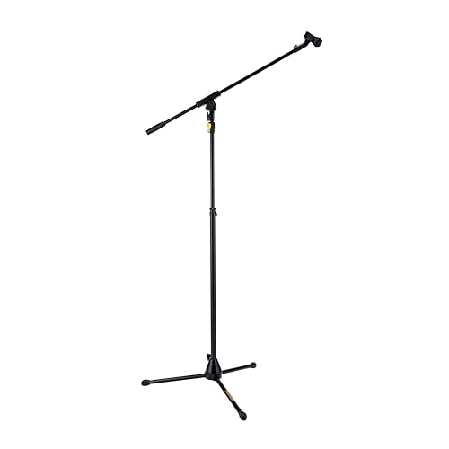 Hercules MS631BPLUS Microphone Stand, 111.5-168 cm, Boom, EZ Grip, Three Legged