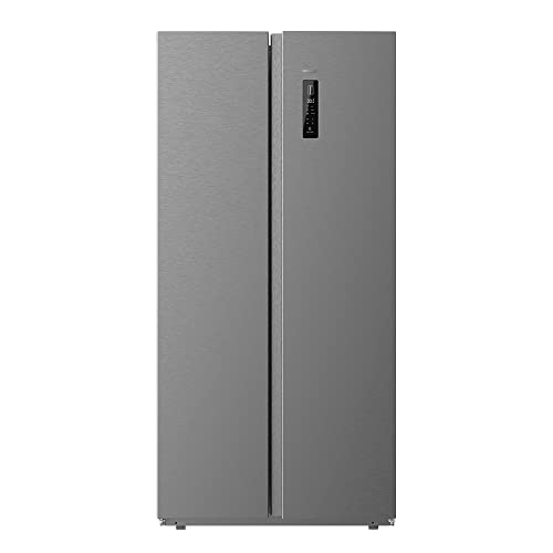 Cecotec Frigorífico Americano 2 Puertas Bolero CoolMarket SBS 430 Dark E. Side by Side de 430 L,...