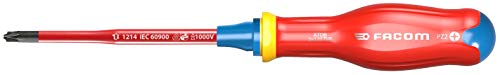 FACOM ATDB2X125TVE TOURNEVIS PROTWIST BORNEO SLIM isolé 1000V pour vis cruciformes POZIDRIV