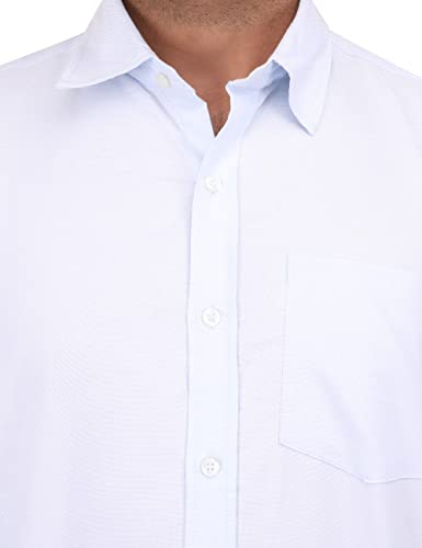 Image of CLUB TWENTY ONE Mens Oxford Pro Formal Shirt, Breathable Cotton Fabric Shirt for Corporate Office, Casual Shirts for Men