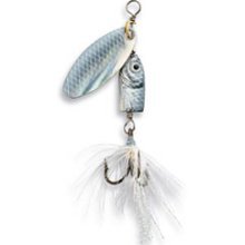 Blue Fox Flash Spinner, Inline Spinner Lure for Trout, Bass, and Salmon, High Flash Fishing Spinner for Rivers and Lakes, Blade Size 1, Shad