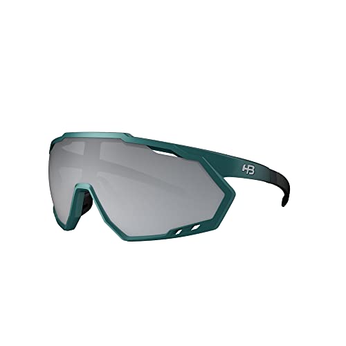 OCULOS HB SPIN GRAD DARK GREEN SILVER, CRISTAL, Único