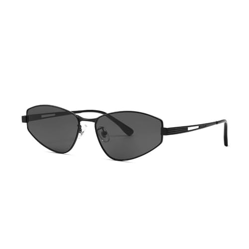 Lunettes de soleil polarisées en métal de haute qualité au fini rétro chic