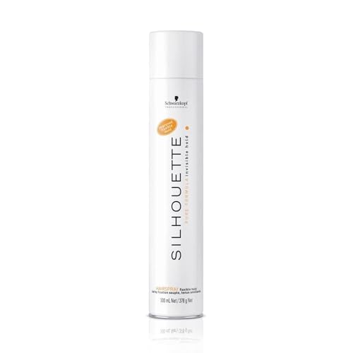 El Mejor Listado de Sprays adhesivos al mejor precio. 45 SILHOUETTE - Laca Flexible Hold 500 ml, Aporta Flexibilidad Mejorada al Cabello, Fijación Duradera e Invisible, Volumen con Elasticidad, Proporicona Brillo Extraordinario, No...