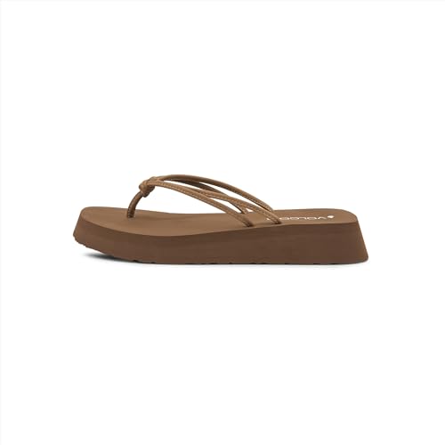 Image of Volcom Women's Forever and Ever Sandals - Lightweight Thong Sandal for Everyday Summer Wear