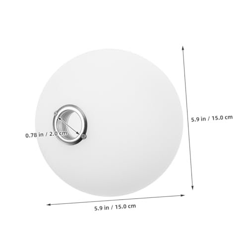Pantalla decorativa acrílica blanca para lámpara G9 3