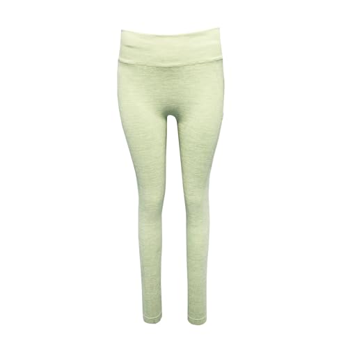 Image of Tri Dri Womens/Ladies Melange Sculpted Seamless 3D Leggings (XL) (Sage Green)