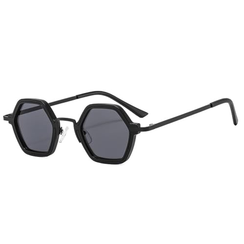 Lunettes de soleil géométriques style punk de qualité supérieure avec verres dégradés UV400