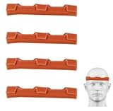 4er-Pack Schweißband für Arbeitshüte – Waschbare & flammhemmende Baumwoll-Schweißband-Liner...