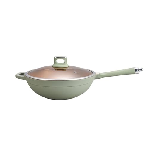 Olla multiusos de cocina sin recubrimiento con vaporizador Wok