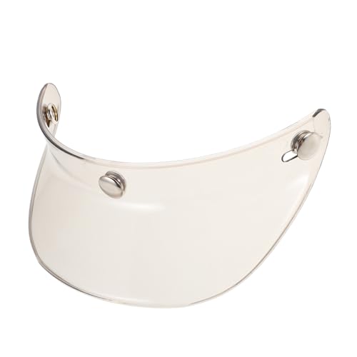 INOOMP Retro Motorcycle Visor Durable Sun Shield Attachment for Outdoor Riding Replaceable Visor with Classic Aesthetic Protects Against Sun Glare and Enhances Style