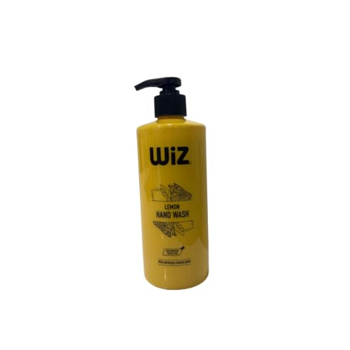 Image of Wiz Lemon Liquid Hand Wash - 500ml with Pump Dispenser | Gentle Hand Cleanser for Daily Use | Refreshing Fragrance | Handwash Bottle for Kitchen & Bathroom