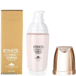 BB Cream Foundation SPF 20 50ml | Oil-Free Lightweight Face Foundation | Natural Coverage | Long Lasting Makeup | Beige Shade 01-image-45