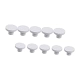 LIOOBO 1セット コーラルセラミックベース 水族館ライト フィーダ サンゴ礁プラグ ホワイトベース 魚 水槽 フィッシュランプ サンゴ繁殖ブラケット サンゴ基地 セラ 白い 10個