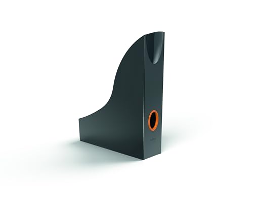 Durable Stehsammler A4 bunt (Varicolor), anthrazit mit farbigen Grifflöchern, 5 Stück im Set, 770657