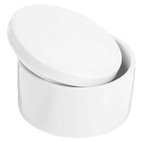 LIFKOME Caja Caja De Porcelana Blanca Joyero Anillo Recuerdo Vidrio Cerámica Azúcar Pequeños Pendientes De Mujer De Cerámica Pendientes Para Mujer s Orrosas Cuenco Accesorios De