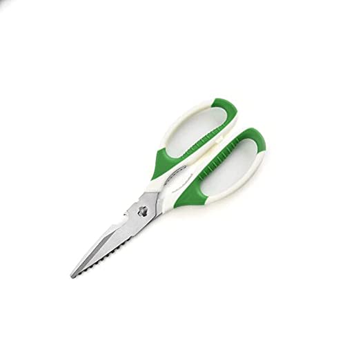 Tijeras para ensalada Tijeras de cocina multifunción de acero inoxidable Práctico abridor desmontable Cocina Ayudante de cocina (Blanco)