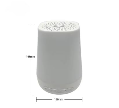 Macchina del rumore bianco con luce notturna, Sleep Trainer con 34 suoni lenitivi, timer, telecomando app, per bambini piccoli