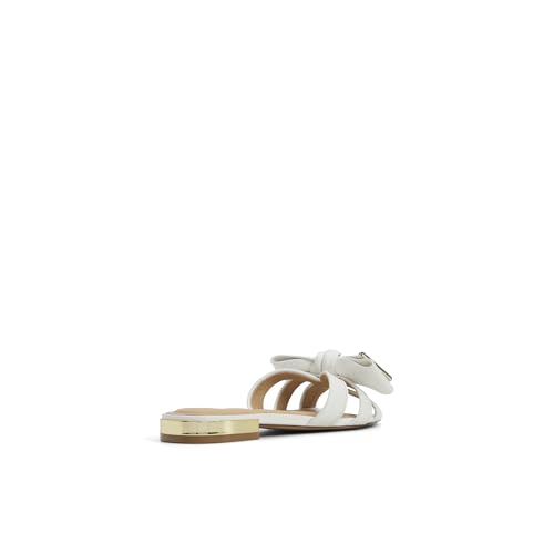 Image of Ted Baker Women's Elsie Leather Bow Flat Sandal