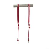 Zilimontt 2 cuerdas ajustables para columpio de árbol para entretenimiento al aire libre con ajuste de longitud de 110-180 cm y capacidad de carga de 300 libras, accesorios de columpio de jardín