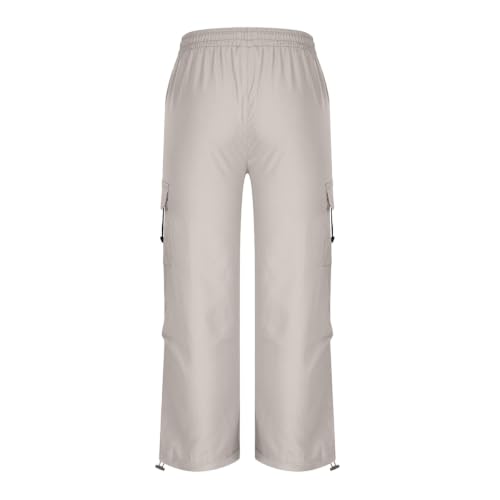 Womens Cargo hiking pants Y2K Baggy Stretchy High Waisted Jogger Trousers - image 6