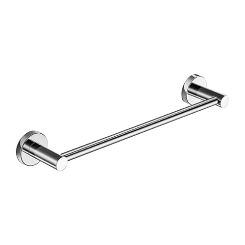 Toallero de acero inoxidable para pared de baño con acabado pulido elegante