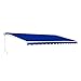 ALEKO AW12X10BLUE30 Retractable Patio Awning 12 x 10 Feet Blue