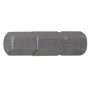 BGS 8179 | Bit | lengte 25 mm | 6,3 mm (1/4″) buitenzeskant | binnenzeskant 6 mm