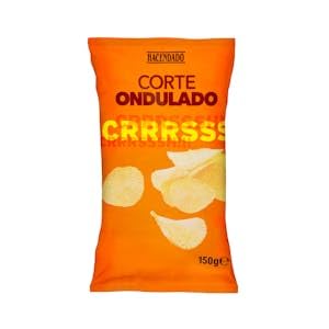 'Patatas fritas corte ondulado Hacendado Paquete 150 g Pack 2'