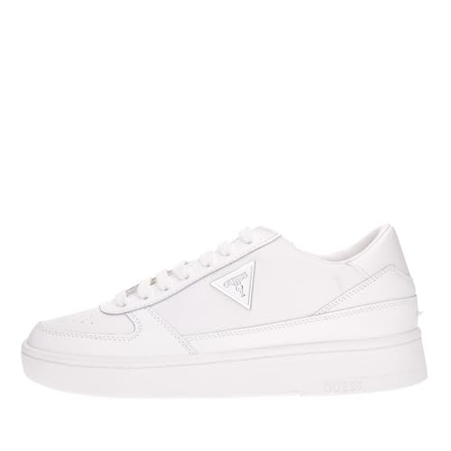 GUESS SILEA, Sneaker Hombre, White, 43 EU