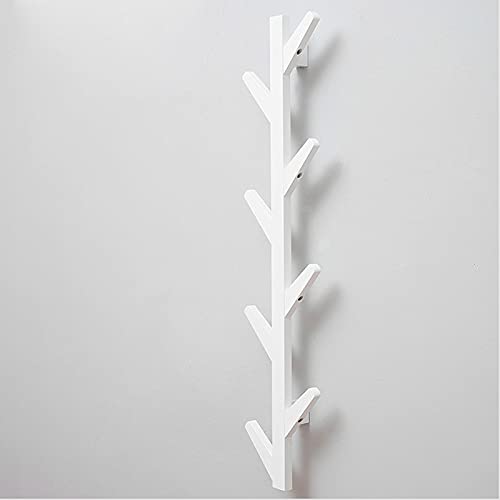 Perchero de bambú para colgar en la pared con ganchos, moderno accesorio para sombreros de entrada, para bolsos, bufandas, ropa y bolsos