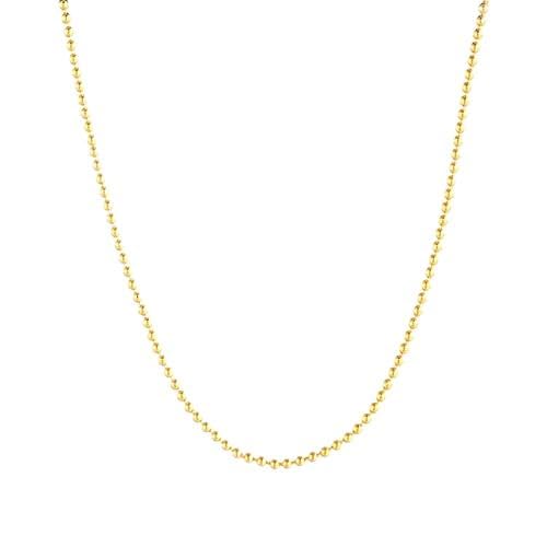 Collier croix perles 2mm femme bijou de fabrication soignée