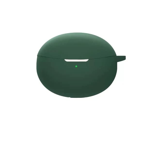 Image of Soft Silicone Protective Cover Case Compatible with Oppo Enco Air2 Pro (Green)