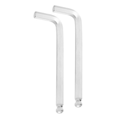 Image of sourcing map 2pcs Ball End Hex Key Wrench 12mm CR-V Steel L-Shape Hexagon Metric Wrenches Repairing Tool for Home DIY Bike Motorcycle Repair