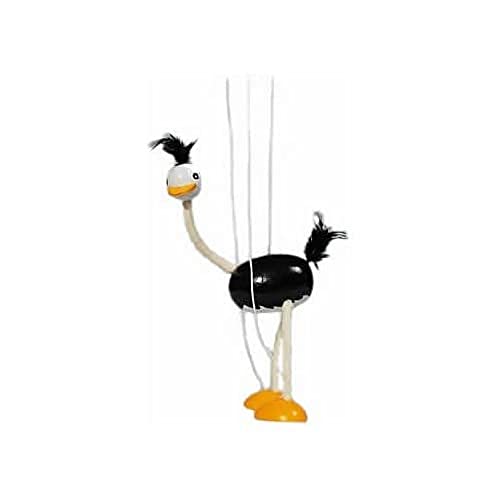 Goki - 2040616 - Marionnette À Mains - Stork, Blanc/Noir