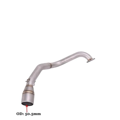Tuyau liaison avant d'échappement robuste en inox 51mm pour Vani 110