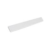 TONYRENA 18 in. W x 4 in. H Premium Quartz Sidesplash for Kitchen & Bathroom in Carrara Marble White