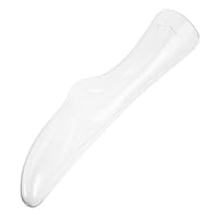 Amosfun Clear Inverted Foot Mannequin Model for Sock Display Transparent Plastic Showcase Stand for Anklets Toe Rings and Shoes Retail Use