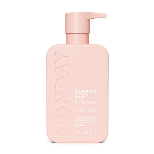 MONDAY HAIRCARE CLARIFY Conditioner with Grapefruit Extract, Coconut Oil, Shea Butter & Ceramides for Oily Hair Prone to Build-up 354 mL