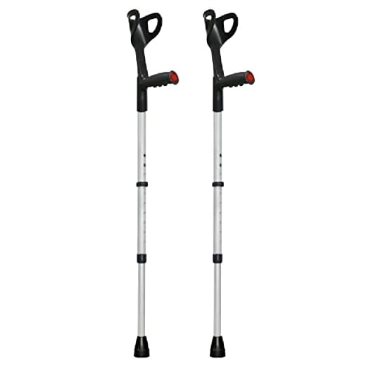 Muleta Canadense Ortopédica De Alumínio Regulável Idoso 120kg Par Take Care (REGULÁVEL, PRETO) 2.0 unidade