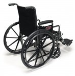 Graham-Field907635A2 Back Upholstery, Nylon, 18W with Hardware Detachable Arm, Black