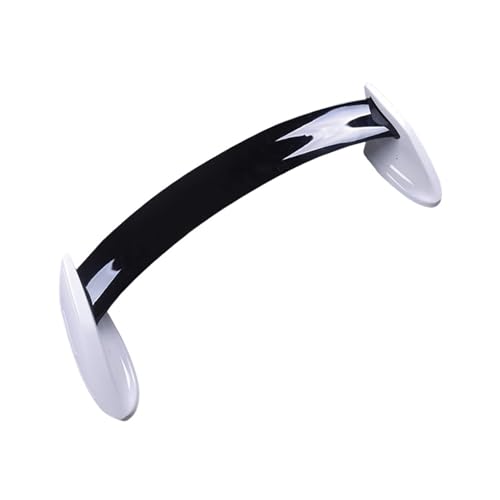 ホンダ インサイト ブラック ホワイト リアスポイラー 2009 2010 2011 2012 2013 外装 ABS 素材 リアトランク ウィング アクセサリー ボディキット(Black and White)