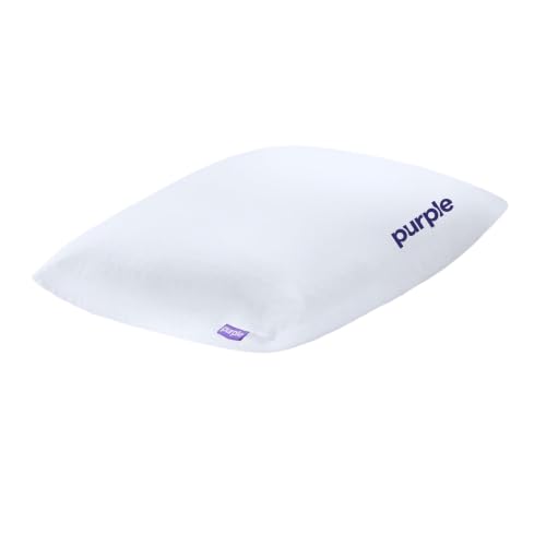 Image of Purple Freeform Pillow - Standard Size - Customizable Cooling Neck Pillow with Adjustable Fill, GelFlex Grid and MicroFlex Moon Foam, Personalized Height and Firmness for All Sleepers