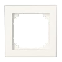 Schneider Electric Merten M-Smart-Rahmen für Schalter und Steckdosen, 1-Fach, polarweiss glänzend, Artikelnummer 478119
