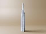 Polyrésine Vase soliflore en résine Blanc H101 cm Orme
